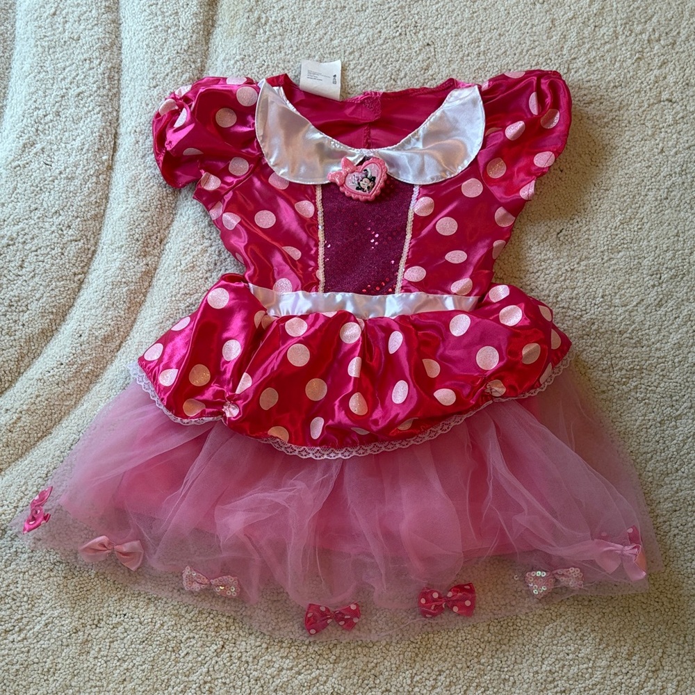 Disney minnie mouse pink fantasy play costume